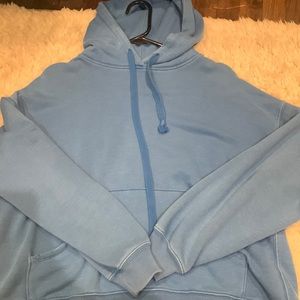 aerie blue sweatshirt